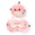 Cuscino da Viaggio con Maschera Relaxeazzz - Puff il Pesce Palla - Animali Dolci
