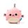 Cuscino da Viaggio con Maschera Relaxeazzz - Puff il Pesce Palla - Animali Dolci