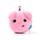 Cuscino da Viaggio con Maschera Relaxeazzz - Oscar il Maialino - Animali Dolci