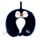 Cuscino da Viaggio in Memory Foam Relaxeazzz - Nico il Pinguino