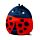 Cuscino di Peluche - Tilly la Coccinella - Animali Dolci - Squidglys