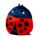 Cuscino di Peluche - Tilly la Coccinella - Animali Dolci ADORAMALS - Squidglys
