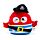 Cuscino di Peluche - Pirati - Jolly Rogers - Squidglys