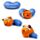 Cuscino da Viaggio con Peluche 2 in 1 - Finley il Pesce Pagliaccio - Swapseazzz
