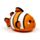 Cuscino da Viaggio con Peluche 2 in 1 - Finley il Pesce Pagliaccio - Swapseazzz