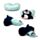 Cuscino da Viaggio con Peluche 2 in 1 - Nico il Pinguino - Swapseazzz