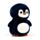 Cuscino da Viaggio con Peluche 2 in 1 - Nico il Pinguino - Swapseazzz