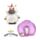 Cuscino da Viaggio con Peluche 2 in 1 - Astra l'Unicorno - Swapseazzz