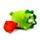 Cuscino da Viaggio con Peluche 2 in 1 - Huck il Dinosauro - Swapseazzz