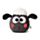 Cuscino di Peluche - Stile Kawaii - Shaun, Vita da Pecora