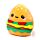 Cuscino di Peluche - Hammy l'Hamburger - Foodiemals Squidglys