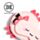 Cuscino da Viaggio con Maschera Relaxeazzz - Axolotl - Animali Dolci ADORAMALS
