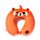 Cuscino da Viaggio in Memory Foam Relaxeazzz - Ru il Panda Rosso