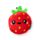 Cuscino da Viaggio con Maschera Relaxeazzz - Elidi la Fragola - Foodiemals