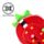 Cuscino da Viaggio con Maschera Relaxeazzz - Elidi la Fragola - Foodiemals