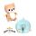 Cuscino da Viaggio con Peluche 2 in 1 - Shuggs lo Shiba Inu - Swapseazzz