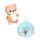 Cuscino da Viaggio con Peluche 2 in 1 - Shuggs lo Shiba Inu - Swapseazzz