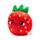 Cuscino di Peluche - Elidi, la Fragola - Foodiemals - Squidglys