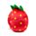 Cuscino di Peluche - Elidi, la Fragola - Foodiemals - Squidglys