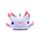 Cuscino da Viaggio con Maschera Relaxeazzz - Minecraft Axolotl