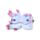 Cuscino da Viaggio con Maschera Relaxeazzz - Minecraft Axolotl