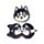 Cuscino da Viaggio con Maschera Relaxeazzz - Husky - Animali Dolci ADORAMALS