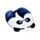 Cuscino da Viaggio Bambini in Memory Foam Relaxeazzz - Panda - ADORAMALS