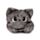 Cuscino da viaggio con Cappuccio - Pepper il Gatto - Beans & Co - Hoodeazzz