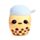Cuscino da Viaggio con Peluche 2 in 1 - Boba il Bubble Tea - Foodiemals Swapseazzz