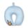Cuscino da Viaggio con Peluche 2 in 1 - Boba il Bubble Tea - Foodiemals Swapseazzz