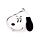 Cuscino da Viaggio con Maschera Relaxeazzz - Peanuts Snoopy