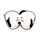 Cuscino da Viaggio con Maschera Relaxeazzz - Snoopy & Woodstock PEANUTS