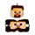Cuscino da Viaggio con Maschera Relaxeazzz - Minecraft Panda