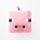 Cuscino da Viaggio con Maschera Relaxeazzz - Minecraft Maialino