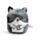 Cuscino di Peluche - Gattino - Animali Dolci ADORAMALS - Squidglys