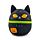 Cuscino di Peluche - Il Gatto Nero - SPOOKY - Squidglys 