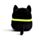 Cuscino di Peluche - Il Gatto Nero - SPOOKY - Squidglys 