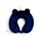 Cuscino da Viaggio in Memory Foam Relaxeazzz - Panda - ADORAMALS