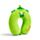 Cuscino da Viaggio Bambini in Memory Foam Relaxeazzz - Dinosauro Harry - ADORAMALS