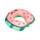 Cuscino da Viaggio in Memory Foam Relaxeazzz - Lana l'Anguria - Foodiemals