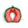 Cuscino da Viaggio in Memory Foam Relaxeazzz - Lana l'Anguria - Foodiemals