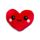 Giocattolo in peluche a forma di cuore rosso - Squidglys J'Adoramals