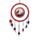 Acchiappasogni - Lupo - Mountain Wolf Dreamcatcher 33cm
