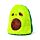 Fermaporte in Peluche - Avocado - Foodiemals