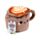 Fermaporte in Peluche - Cappuccino - Foodiemals