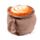 Fermaporte in Peluche - Cappuccino - Foodiemals