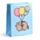 Busta Regalo - Palloncini - Pusheen il Gatto - L