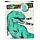 Busta Regalo - Happy Birthday - Dinosauro - Dinosauria - L