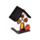 Casetta Decorativa per Halloween con LED - Zucca e Ragno Spooky