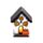 Casetta Decorativa per Halloween con LED - Zucca e Ragno Spooky